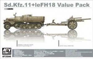 AFV Club 35S48 Sd.Kfz.11 + LeFH 18 (1:35)