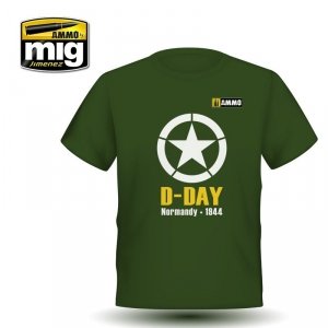 AMMO of Mig Jimenez 8029M D-DAY T-SHIRT ( rozmiar , size M)