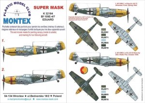 Montex K32184 BF 109E-4/7 1/32