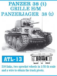 Friulmodel ATL-013 PANZER 38 (t) / GRILLE-MARDER III. / GRILLE H/M PANZERJAGER 38(t) 1/35