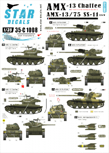 Star Decals 35-C1008 AMX-13 Chaffee & AMX-13 SS-11 1/35