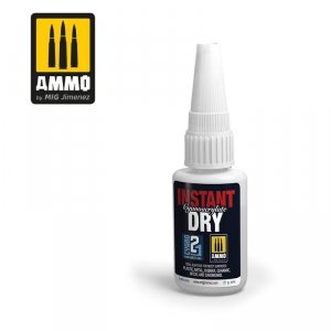 AMMO of Mig Jimenez 8046 INSTANT DRY CYANOACRYLATE