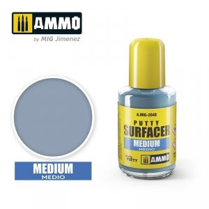 Ammo of Mig 2048 Putty Surfacer – Medium 30ml