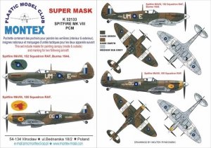 Montex K32133 Spitfire MkVIII (Burma) 1/32