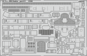 Eduard 53114 SMS Emden part 1 REVELL 1/350