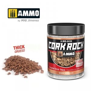 AMMO of Mig Jimenez 8438 CREATE CORK Crushed Brick Thick 100ml