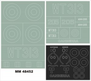 Montex MM48452 CANBERRA B6/B20 AIRFIX 1/48