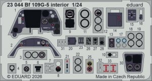 Eduard 23044 Bf 109G-5 interior Photo etched set for AIRFIX 1/24