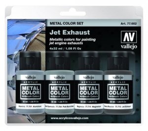 Vallejo 77602 Jet Exhaust 4 x 32ml