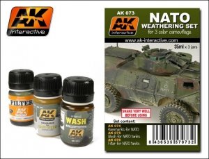 AK Interactive AK073 Nato Weathering Set