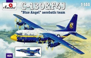 Amodel 01425 C-130 & F4J Blue Angel 1:444