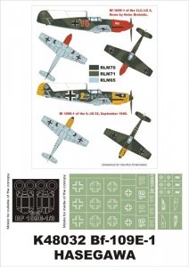 Montex K48032 Bf 109E-1 1/48