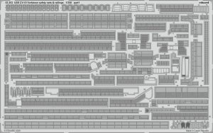 Eduard 53253 USS CV-10 Yorktown safety nets & railings 1/350 TRUMPETER