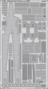 Eduard 53081 Bismarck part 2 - front area 1/200  TRUMPETER