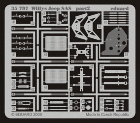 Eduard 35797 Willys Jeep SAS 1:35 Tamiya