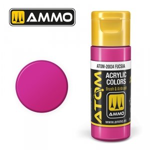 AMMO of Mig Jimenez 20034 ATOM COLOR Fucsia 20ml