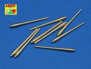 Aber 350L-06 Set of 9pcs 406mm short barrels for US ships for turrets without antiblast covers: North Carolina, Washington (1:350)