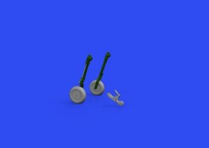 Eduard 648808 A6M wheels w/ smooth tire EDUARD 1/48