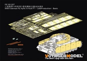 Voyager Model PE351257 WWII German Pz.Kpfw.IV Ausf.F1 LateProduction Basic For DRAGON 6957 1/35