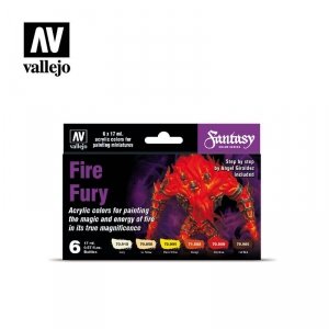 Vallejo 70243 Fire Fury 6x17ml