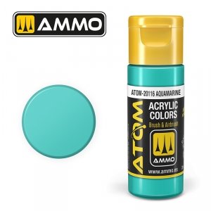 AMMO of Mig Jimenez 20116 ATOM COLOR Aquamarine 20ml