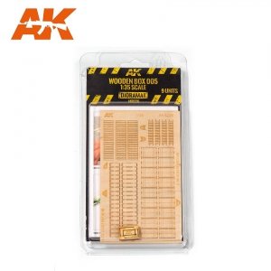 AK Interactive AK8226 LASER CUT WOODEN BOX 005 (9 UNITS)