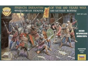 Zvezda 8053 French Infantry of the 100 Years War 1/72