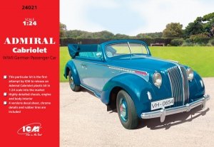 ICM 24021 Admiral Cabriolet, WWII German Passenger Car