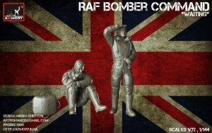 Armory Models F7224c RAF WWII crewmen in high altitude outfit – “Waiting…” 1/72