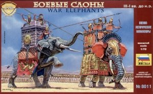 Zvezda 8011 War elephants III-I B.C. (1:72)