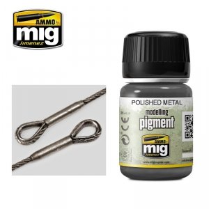 AMMO of Mig Jimenez 3021 POLISHED METAL 35ml