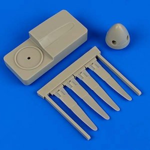 Quickboost QB48707 P-51B/C/D Mustang propeller w/tool Tamiya 1/48