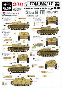 Star Decals 35-869 German Tanks in Italy 2 1/35