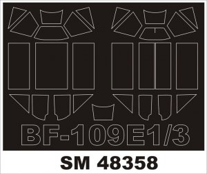 Montex SM48358 Bf 109E-1/3 EDUARD