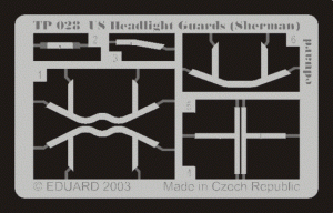 Eduard TP028 US Headlight Guards (Sherman) 1/35