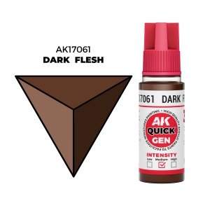 AK Interactive AK17061 DARK FLESH – QUICK GEN COLOR 18ml