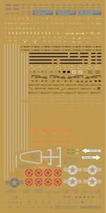 HobbyDecal ST32026V1 F-16 Stencils 4 ver 1 for 1/32 Academy kit
