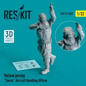 RESKIT RSF32-0031 YELLOW JERSEY SANTA AIRCRAFT HANDLING OFFICER 1/32