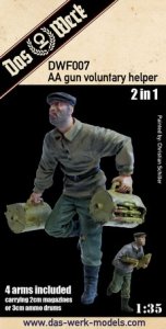 Das Werk DWF007 AA gun voluntary helper 2 in 1 1/35