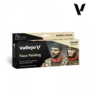 Vallejo 70119 Face Painting Set 8x17ml