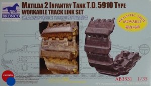 Bronco AB3531 Matilda 2 T.D. 5910 Type Workable Track Link Set 1/35