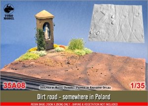 Toro 35A08 Polna droga - podstawka żywiczna 15x20cm 1/35