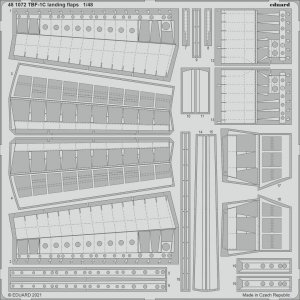 Eduard 481072 TBF-1C landing flaps ACADEMY 1/48