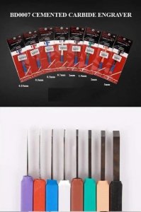 Border Model BD0007-0,15 Cemented Carbide Engraver - 0,15mm