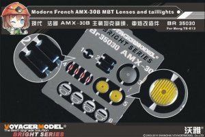 Voyager Model BR35030 Modern French AMX-30B MBT Lenses and Taillights for Meng (For MENG TS-013) 1/35