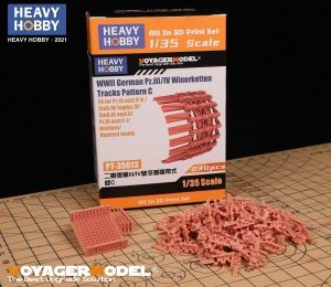 Heavy Hobby PT35013 WWII German Pz.III/IV Winterketten Tracks Pattern C 1/35
