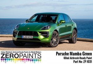 Zero Paints ZP-1031-G Porsche Mamba Green Paint 60ml - M6S
