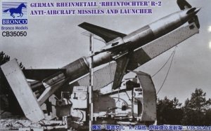 Bronco CB35050 German Rheinmetall Rheintochter R-2 anti-aircraft missiles and launcher 1/35