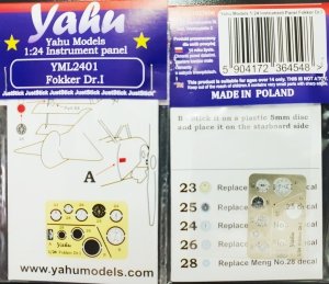 Yahu YML2401 Fokker Dr.I  for Meng 1/24