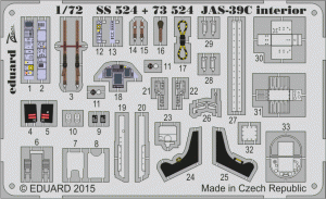 Eduard SS524 JAS-39C interior for REVELL 1/72
